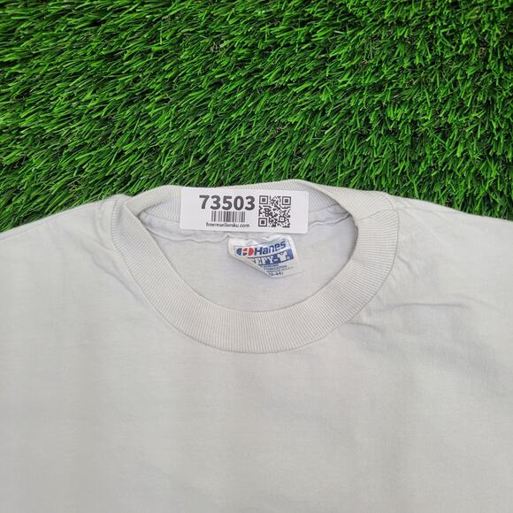 Vintage 80s Military Jet Shirt Large 21x27 White - Picture 8 of 13